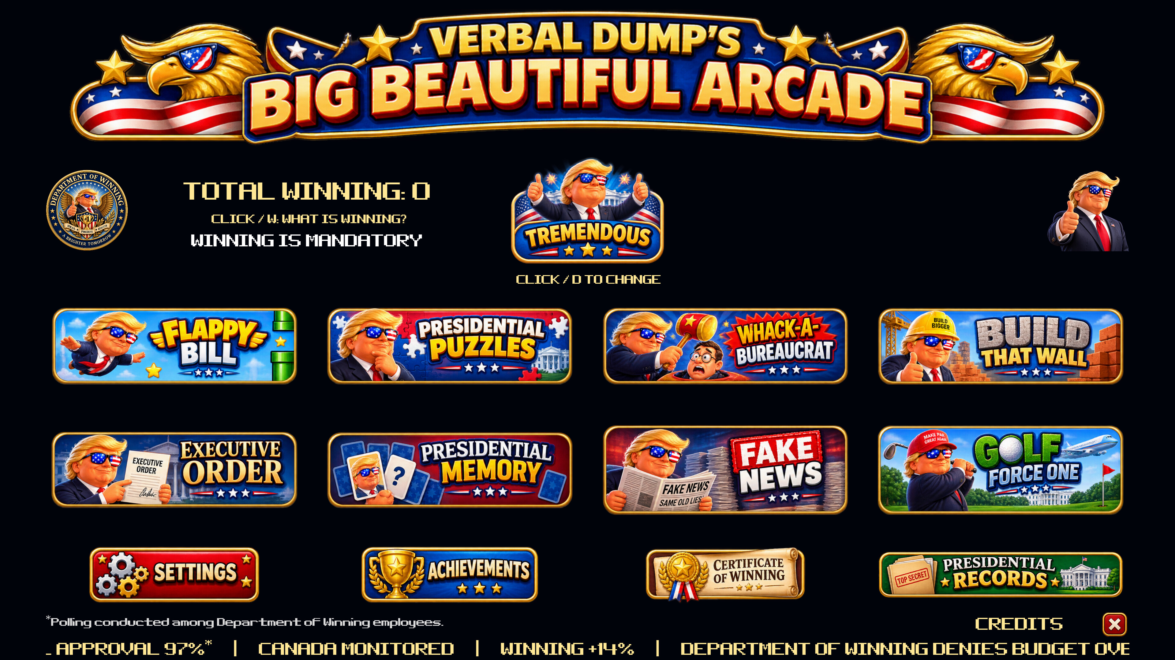 Verbal Dump's Big Beautiful Arcade screenshot 3