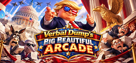 Cover art from Verbal Dump's Big Beautiful Arcade