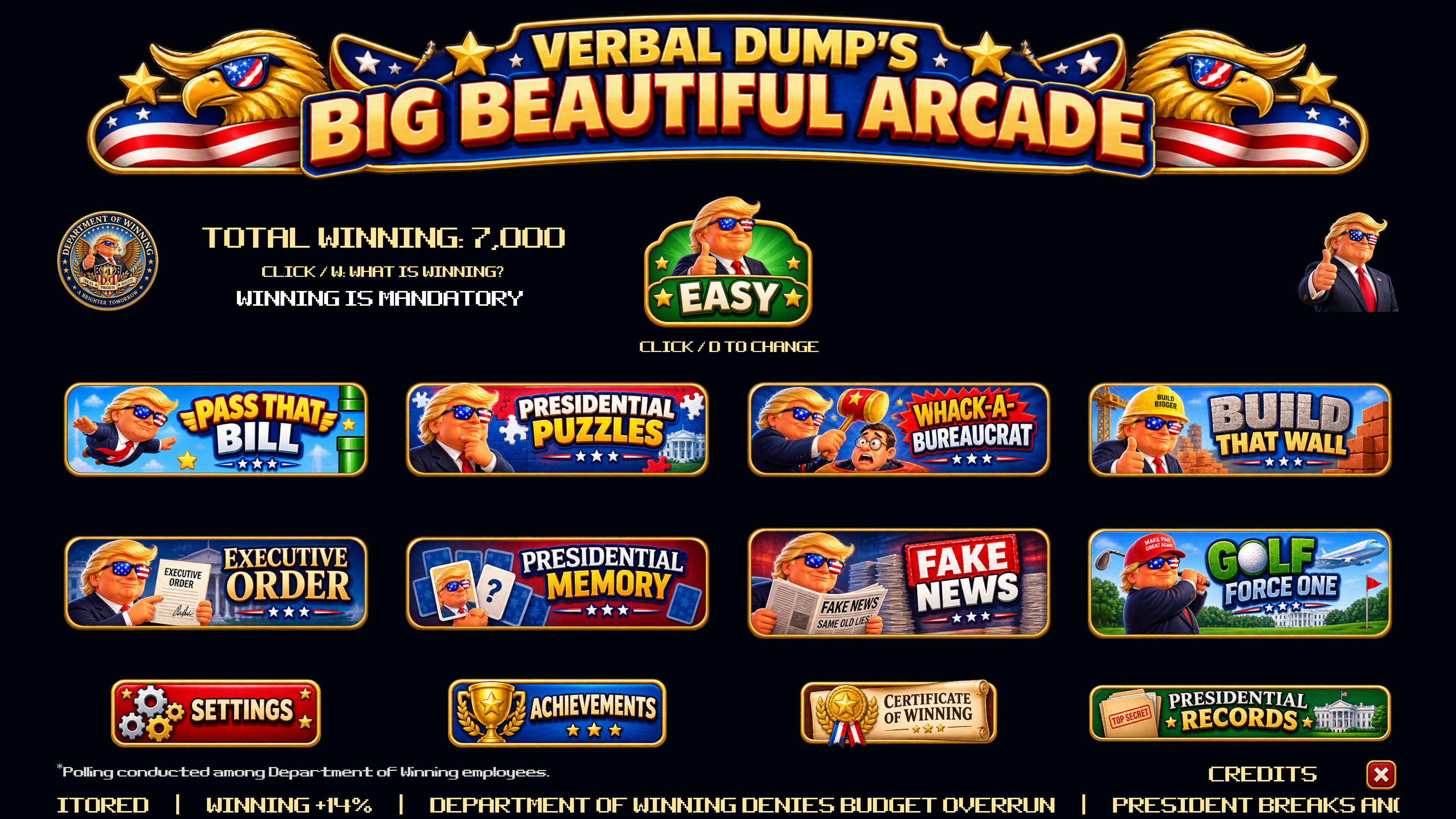 Verbal Dump's Big Beautiful Arcade trailer
