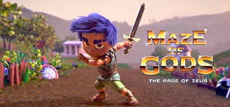 Cover art from Maze of Gods: Rage of Zeus