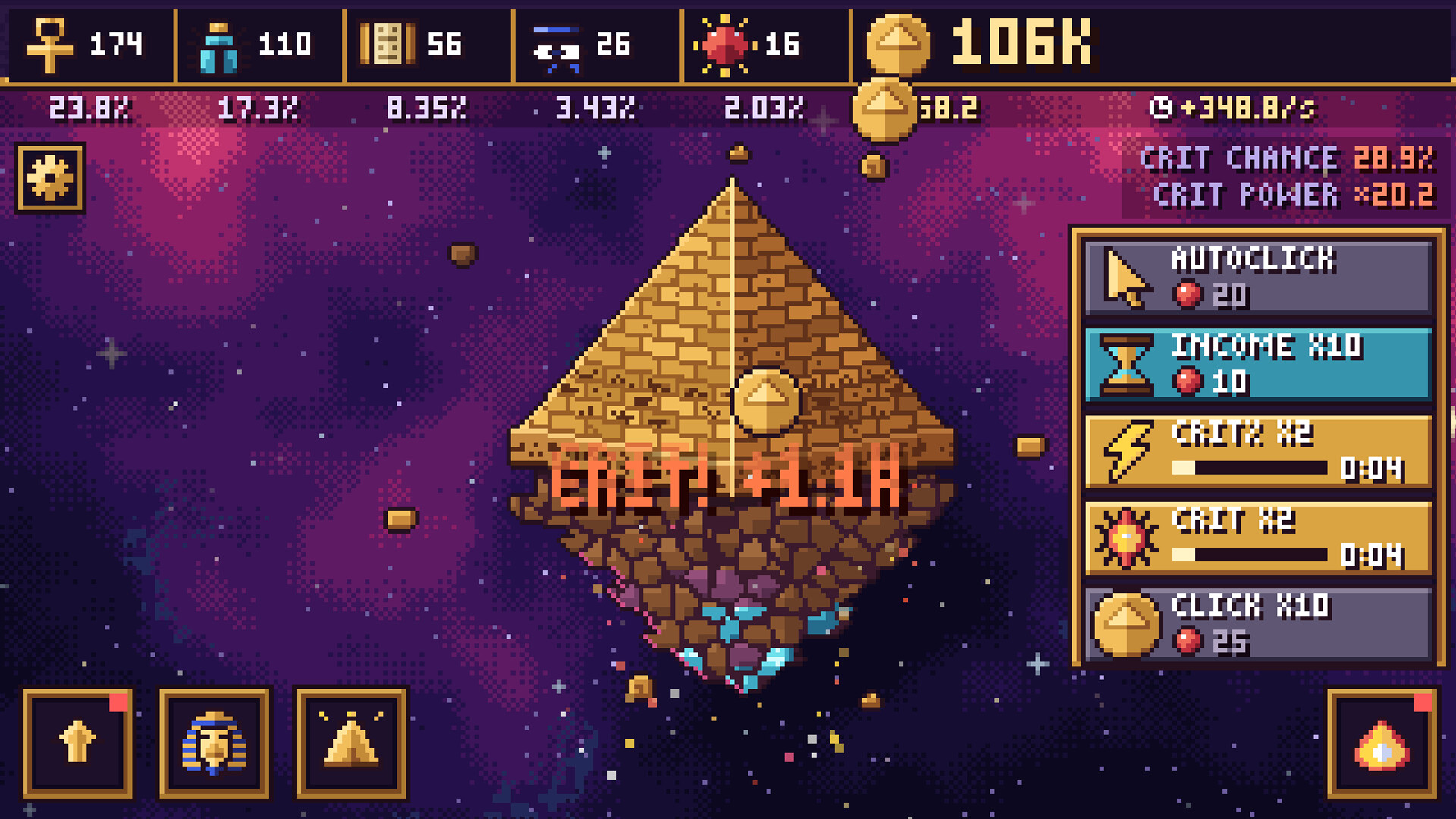 Pyramid Clicker screenshot 5