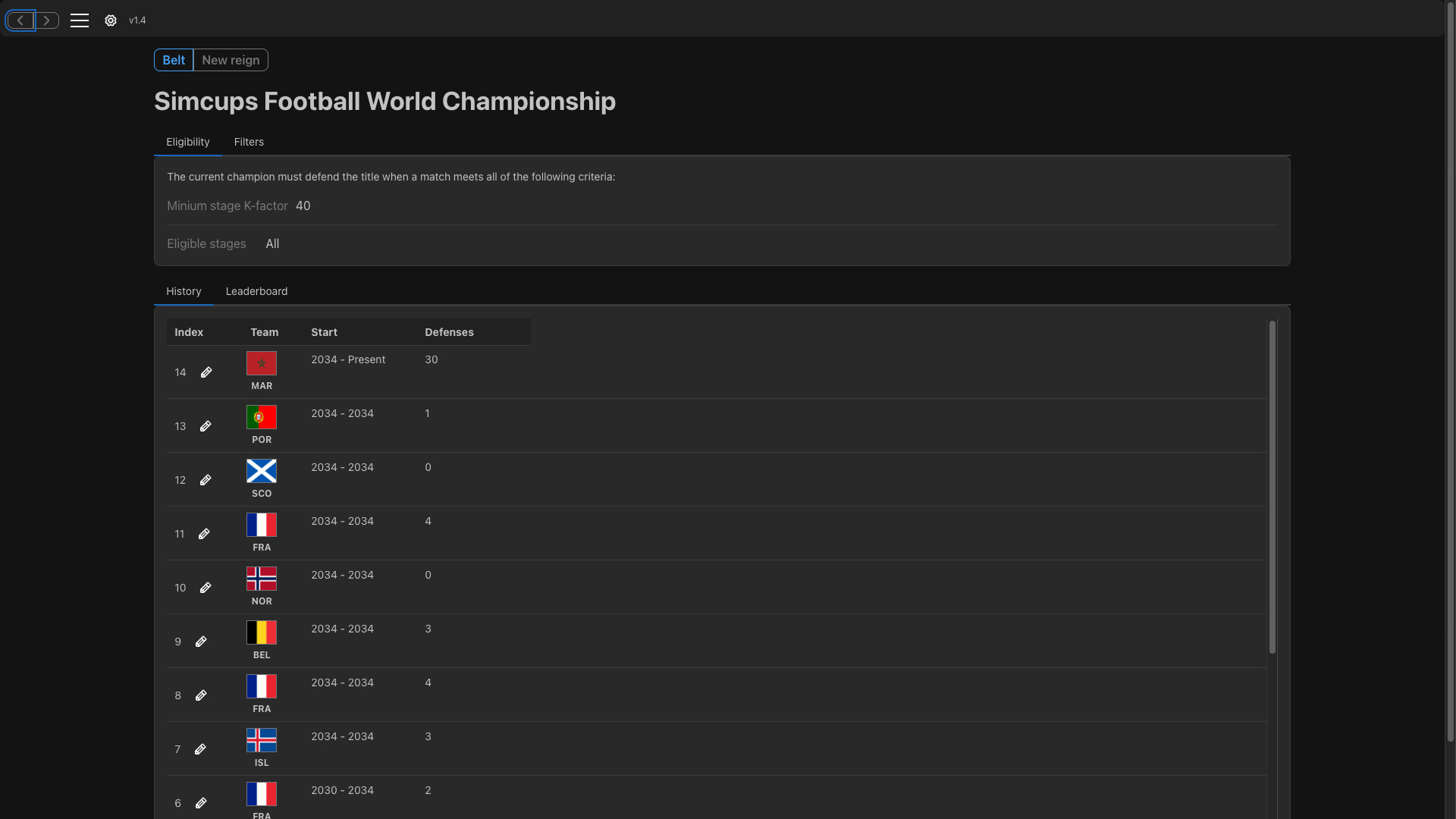 Forever World Cup Simulator screenshot 5