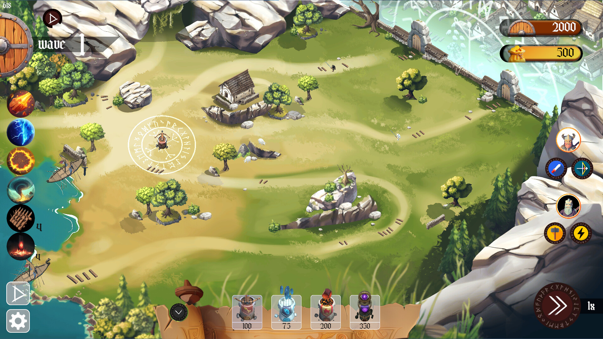 Norse Legends: Tower Defense screenshot 2
