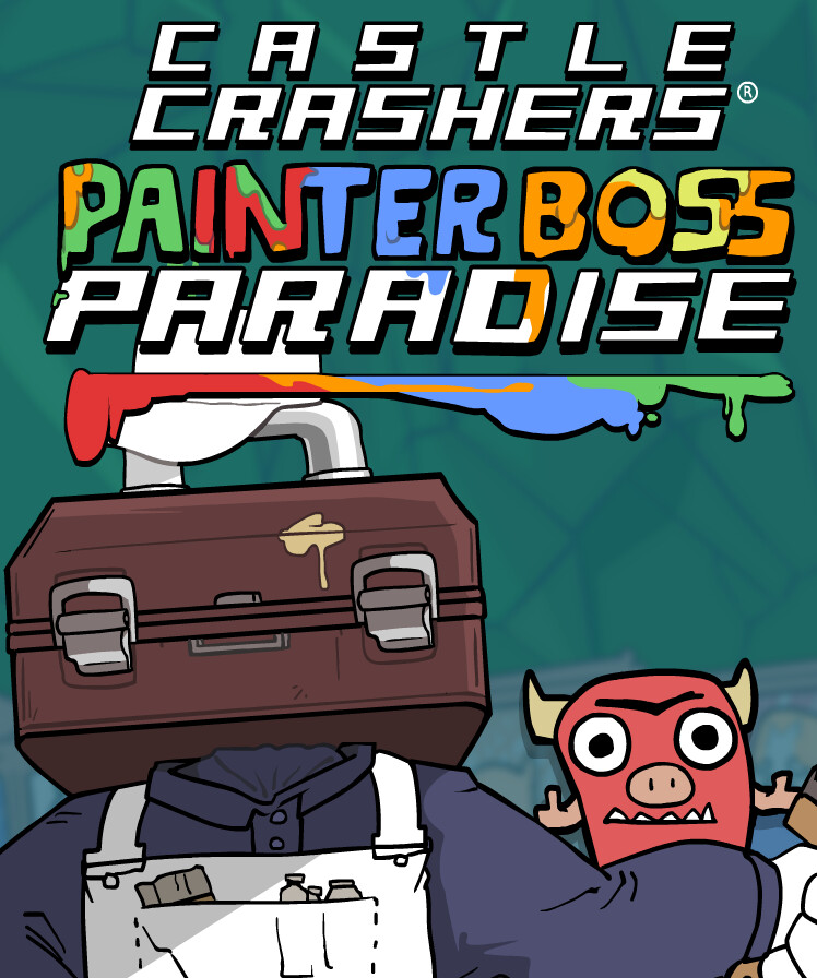 Castle Crashers - Painter Boss Paradise