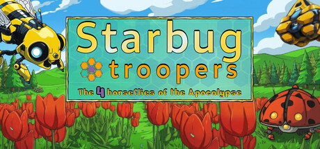 Cover art from Starbug Troopers : The 4 horseflies of the apocalypse