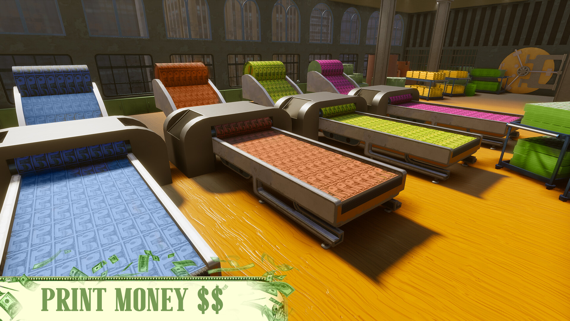 Money Print Factory 3D Tycoon💸 screenshot 1