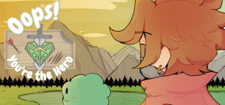 Cover art from Oops! You're the Hero!