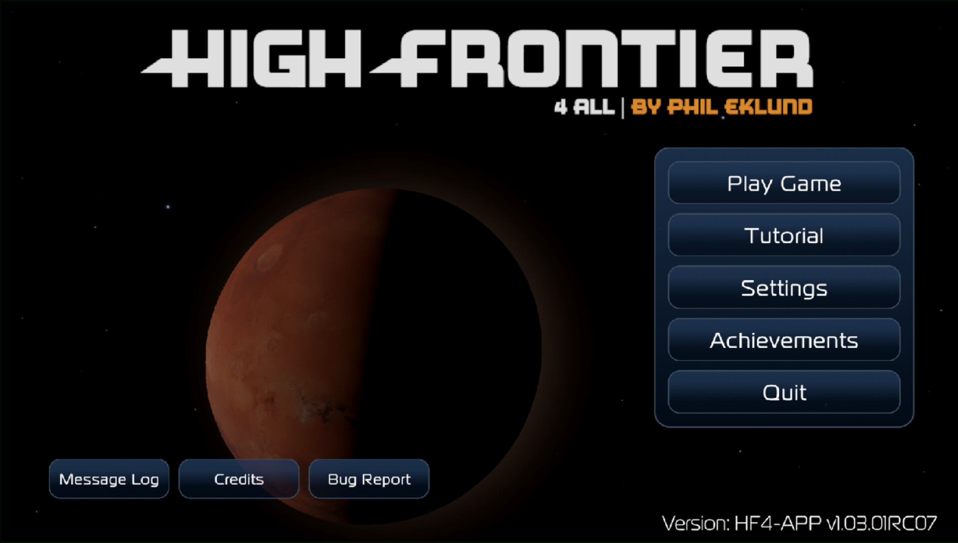 High Frontier 4 All trailer