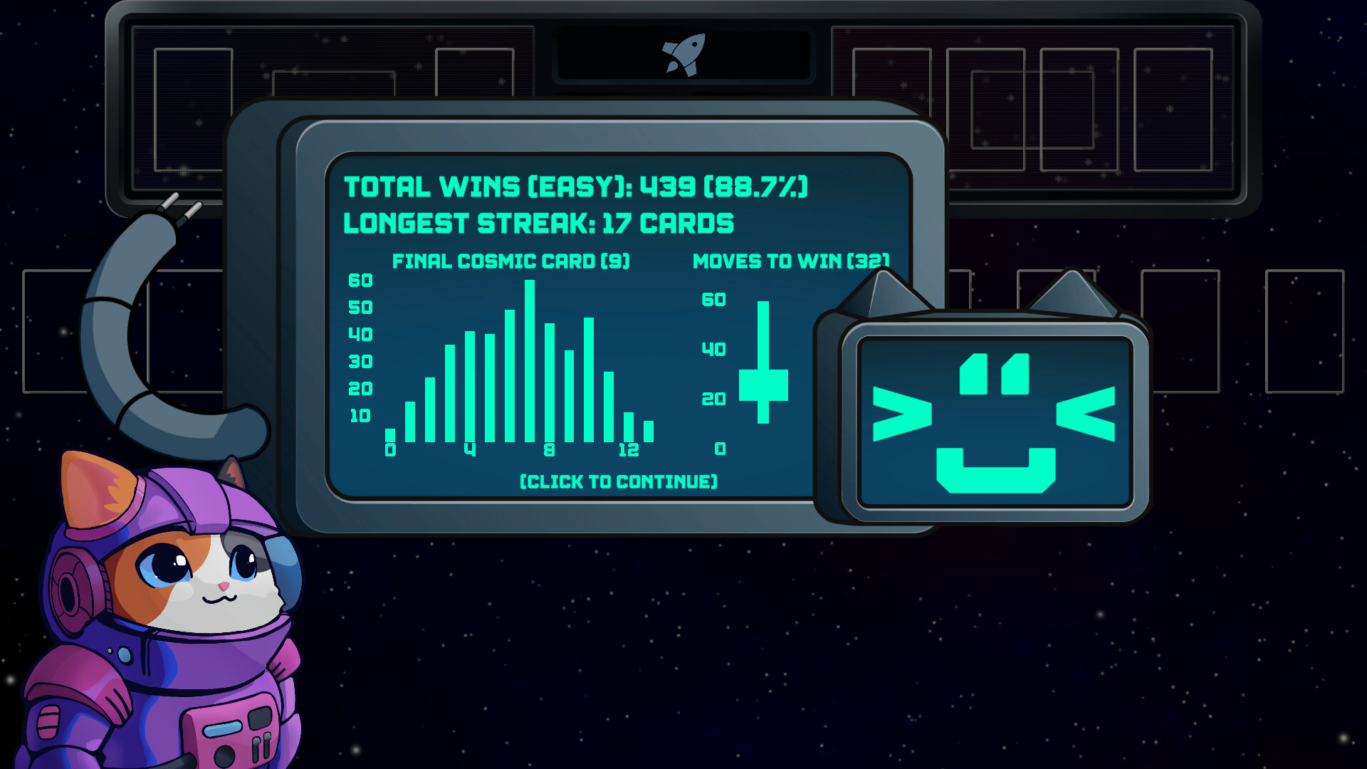 Space Cat Solitaire screenshot 4