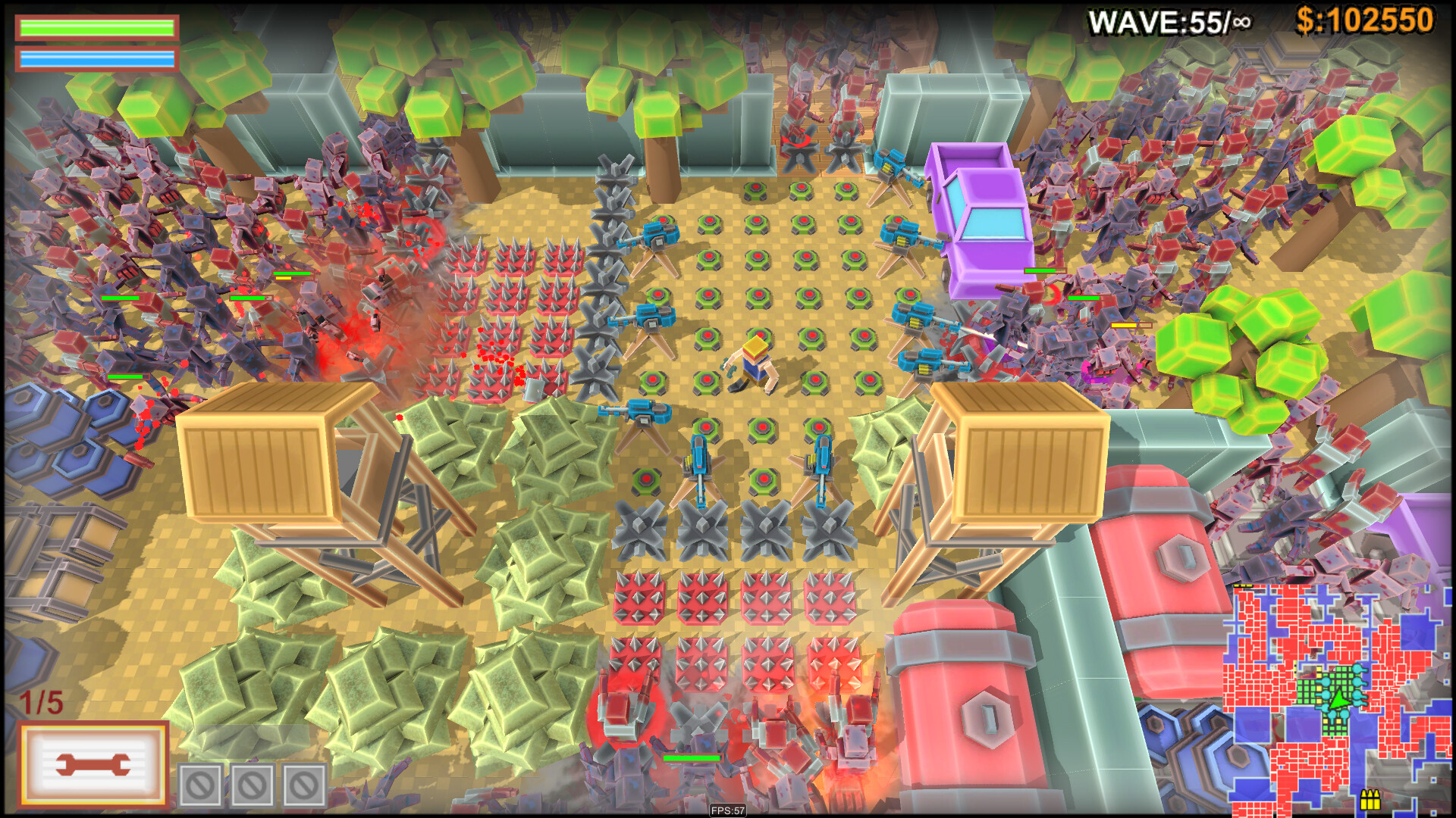Zombie Siege：Room War screenshot 2