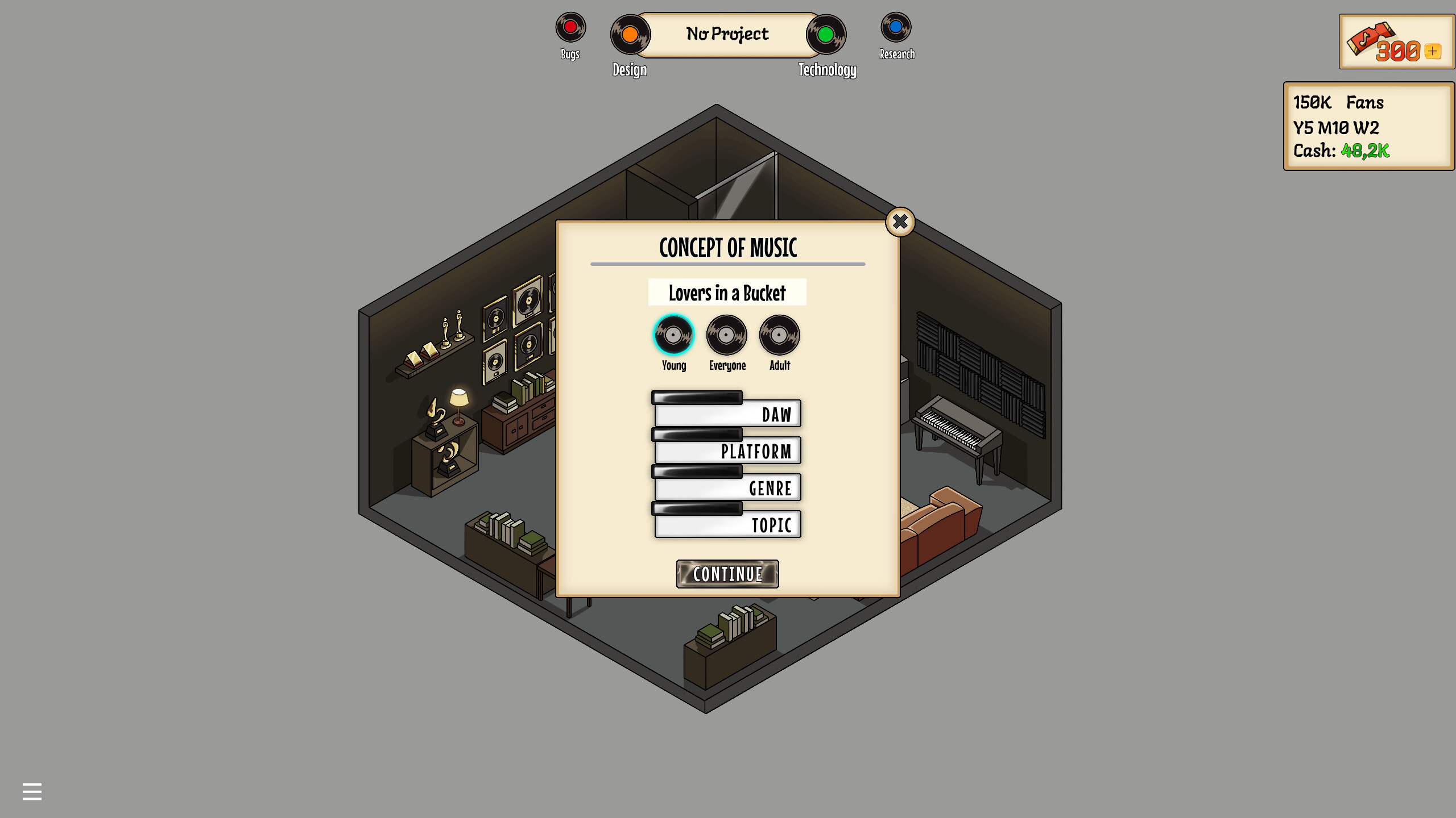Hitmaker Tycoon screenshot 1