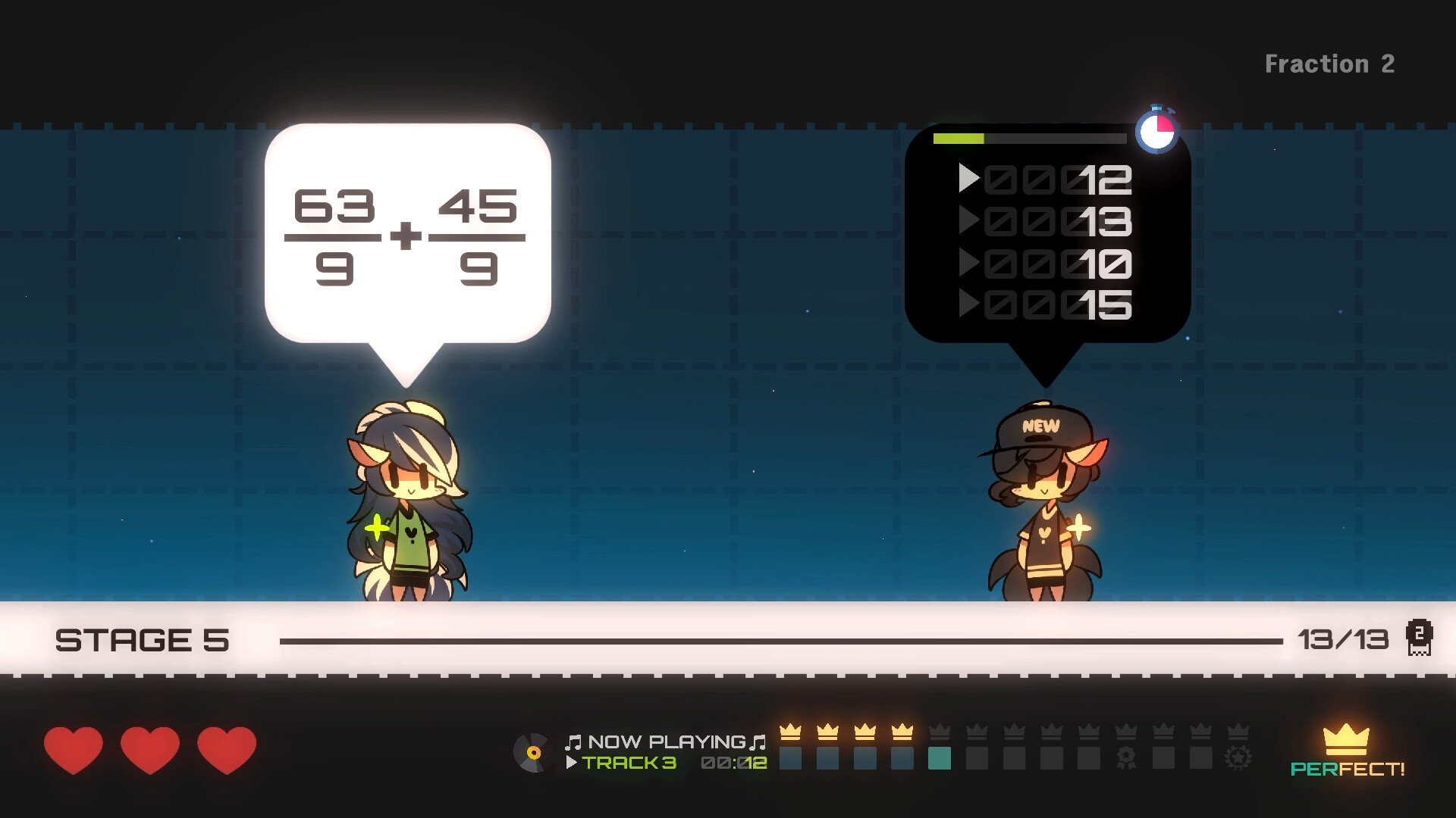 Mini Star Math: 3 Hearts screenshot 2