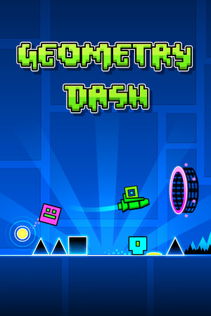 Capsule art of Geometry Dash.