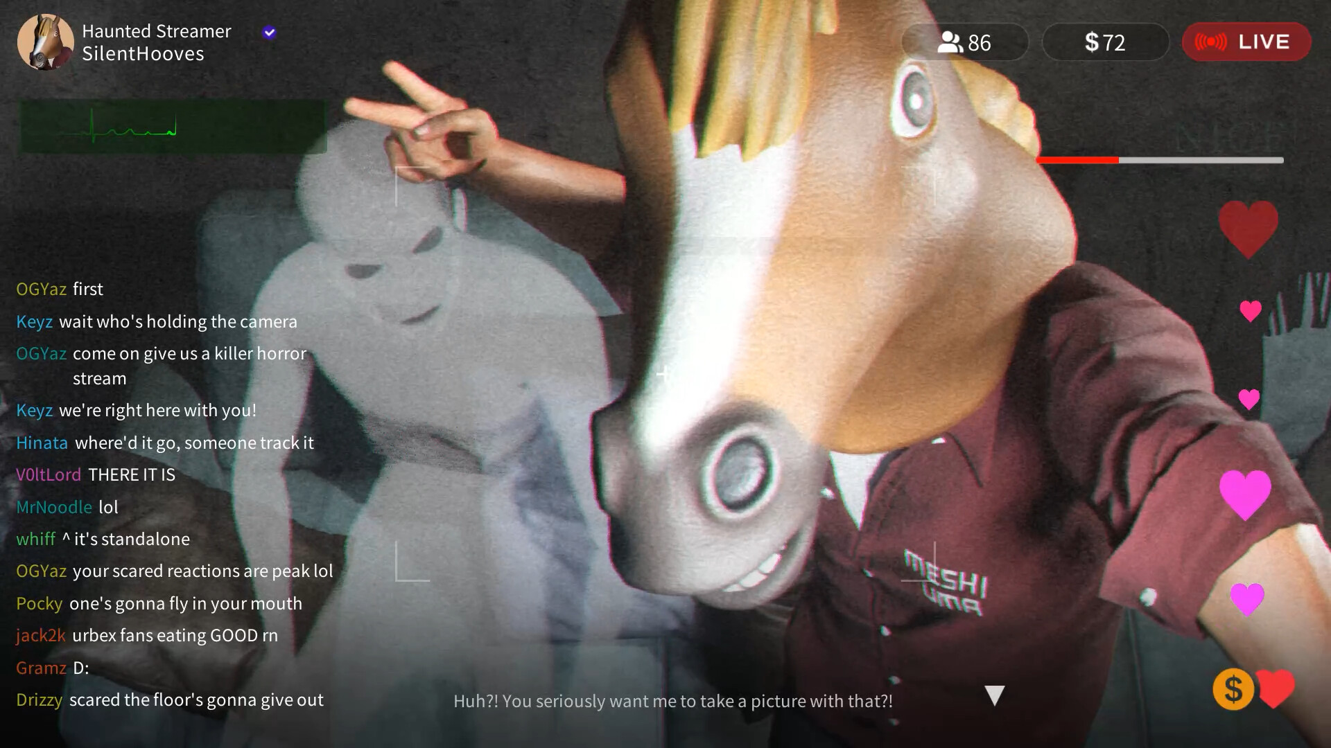 HAUNTED STREAMER -呪われた配信者- screenshot 2