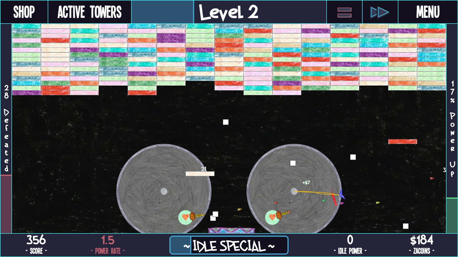 ZaciSa: Idle Defense! screenshot 5
