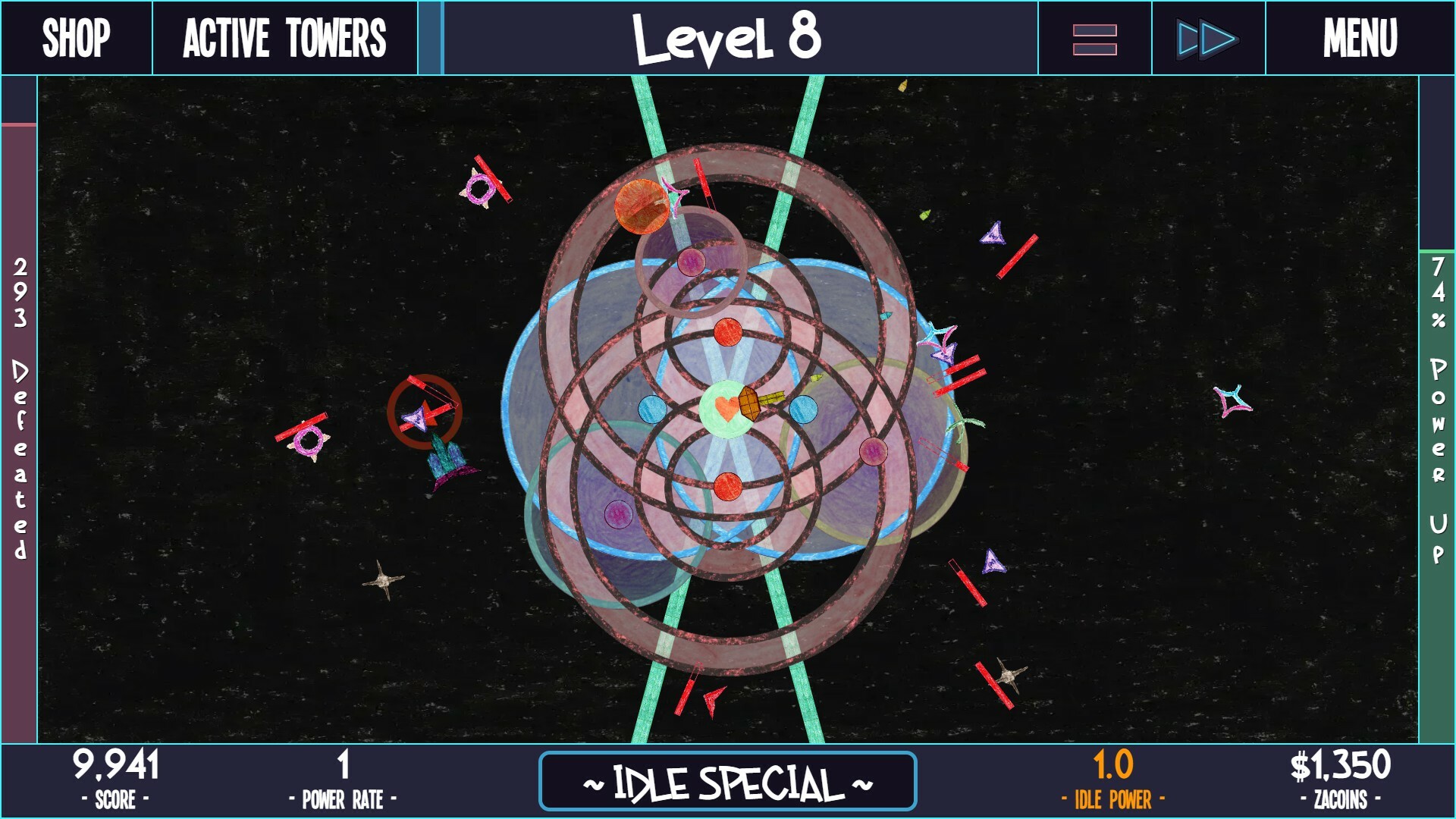 ZaciSa: Idle Defense! screenshot 4