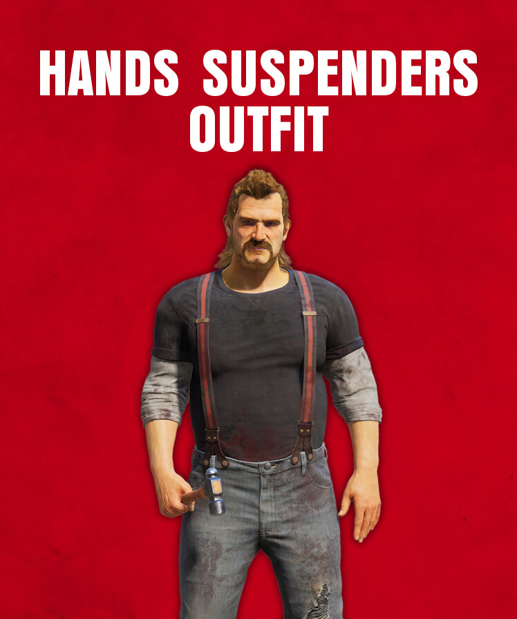 The Texas Chain Saw Massacre - Hands Suspenders Outfit
