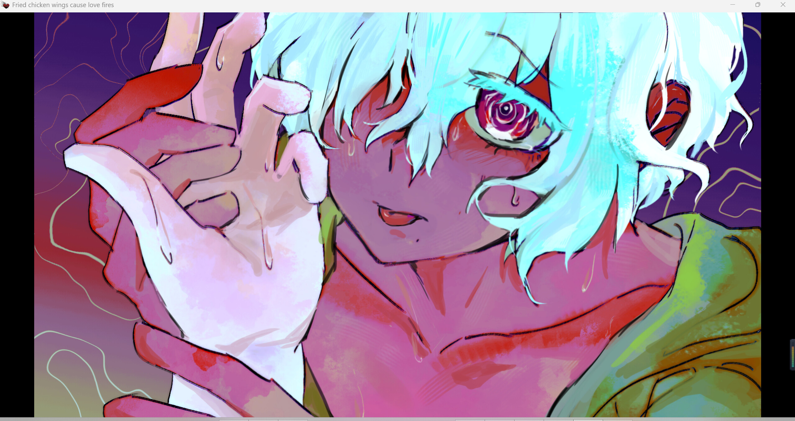 Fried chicken wings cause love fires screenshot 3