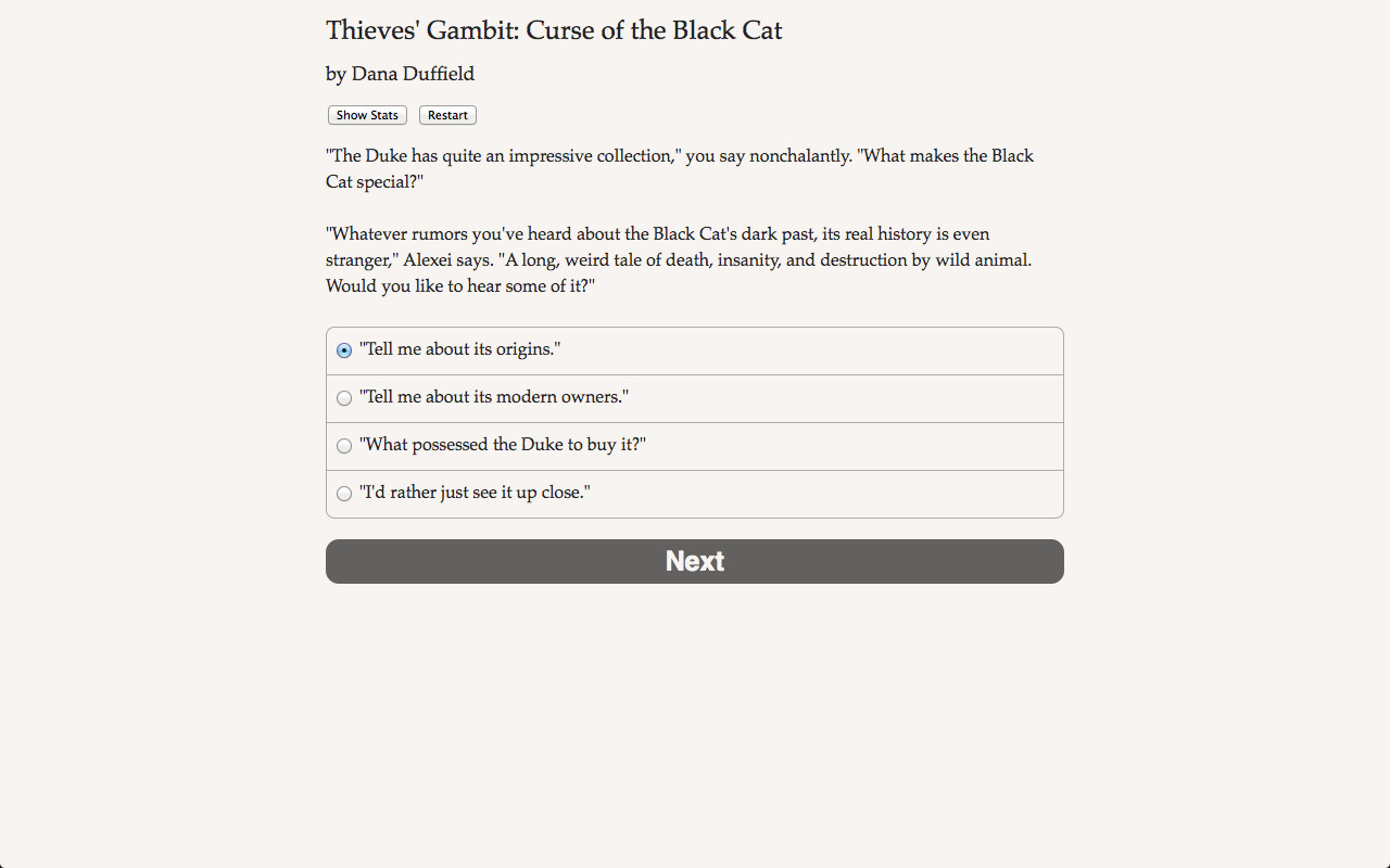 Thieves' Gambit: The Curse of the Black Cat screenshot 4