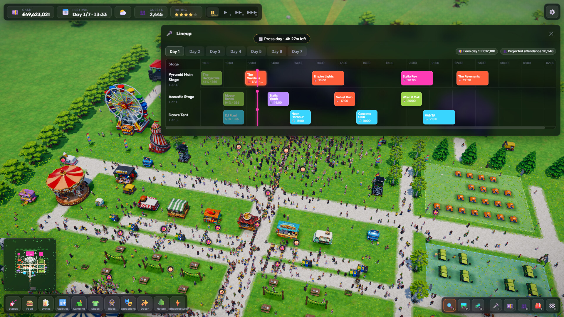 Festival Inc. screenshot 2