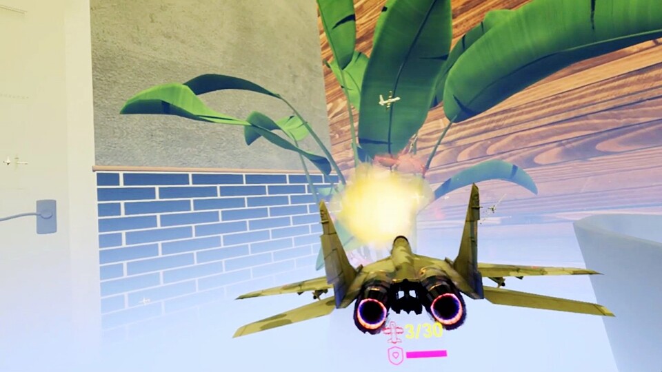 Re shrinking conflict: VR indoor air battle trailer
