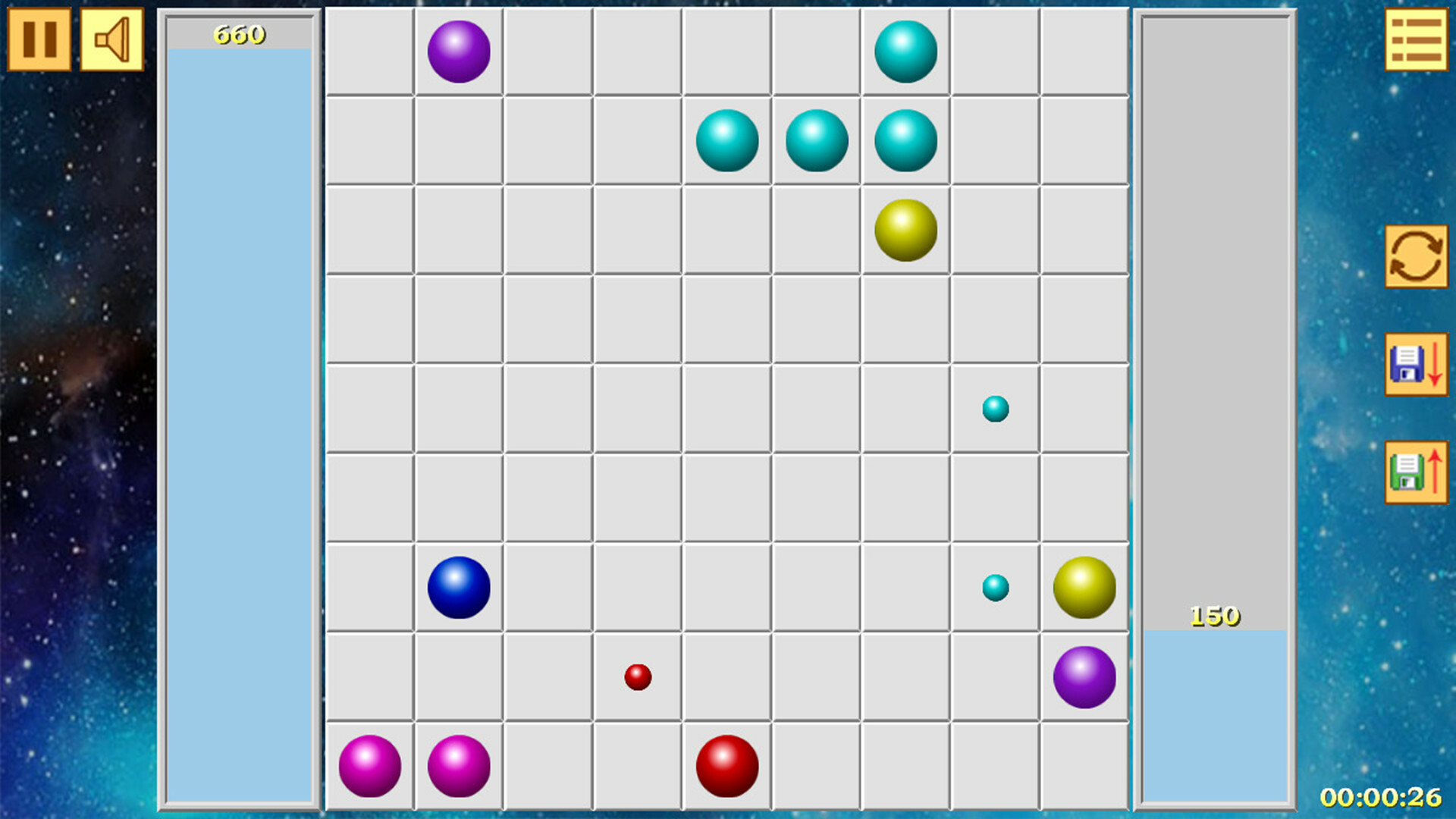 Lines of Balls screenshot 2