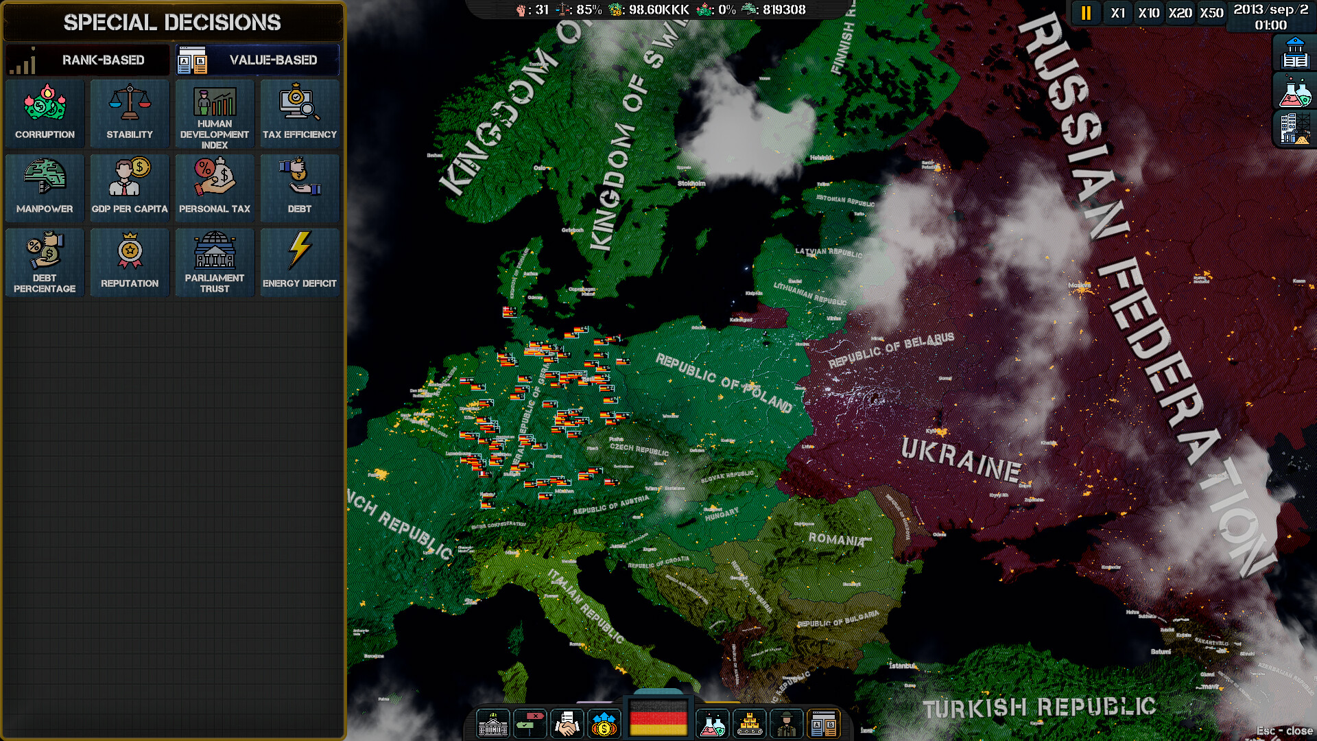 Flames in Modern Europe screenshot 3