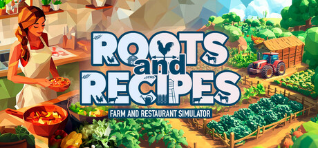 Cover art from Roots and Recipes: Farm and Restaurant Simulator