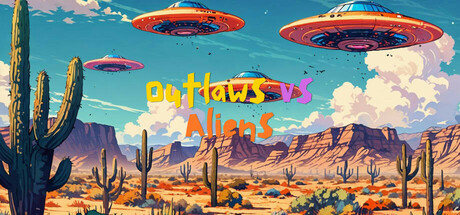 Cover art from Outlaws vs Aliens