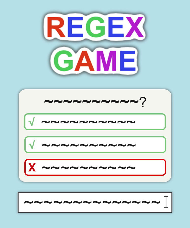 Regex Game