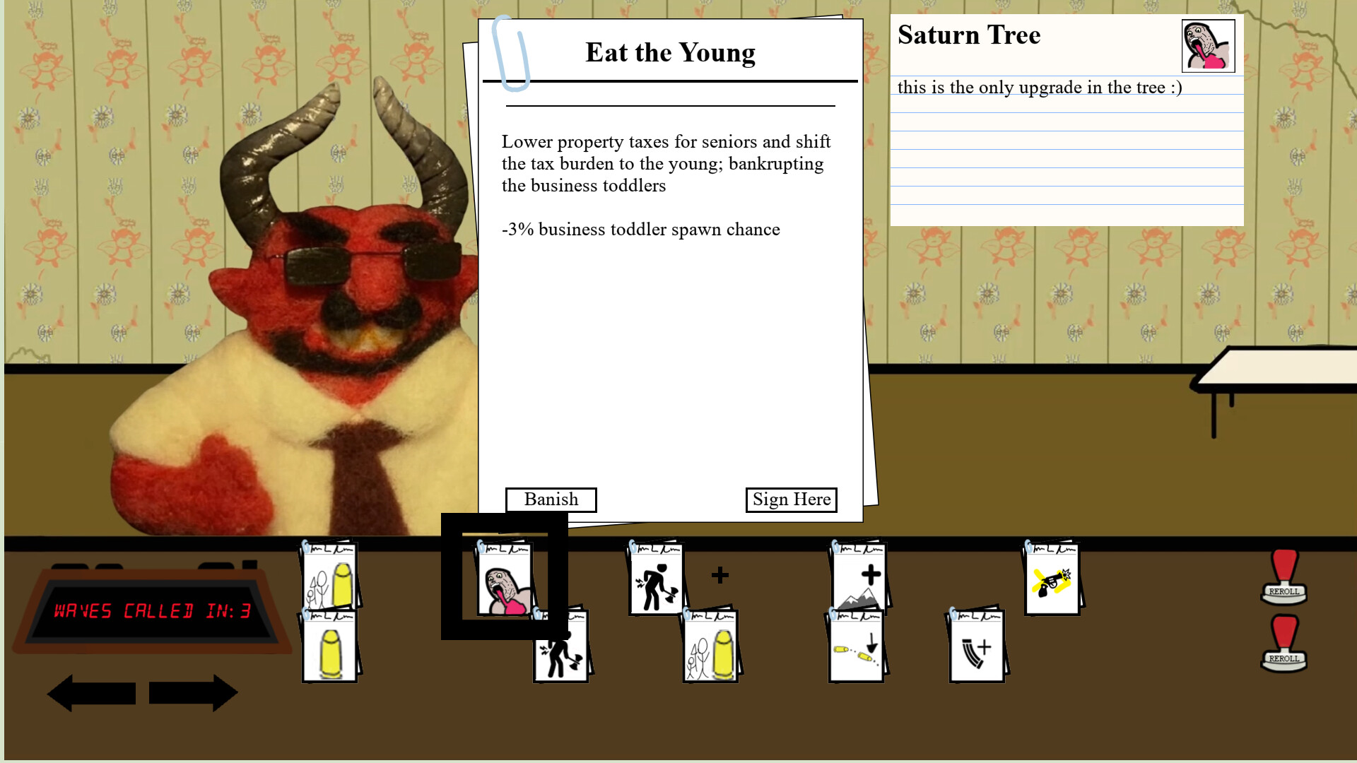 Hellspawn Trials: how many toddlers can you beat in a fight? screenshot 1
