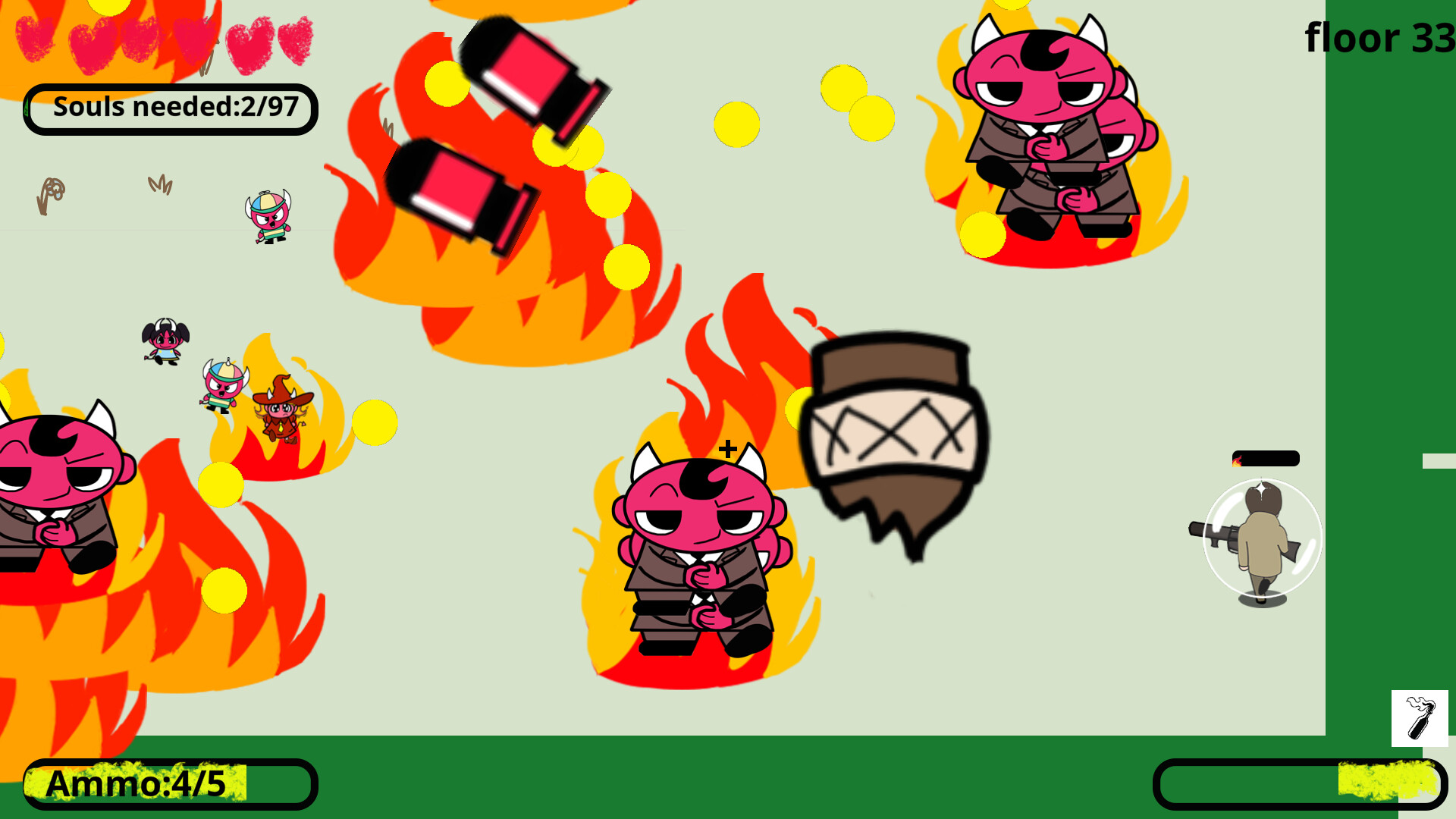 Hellspawn Trials: how many toddlers can you beat in a fight? screenshot 3
