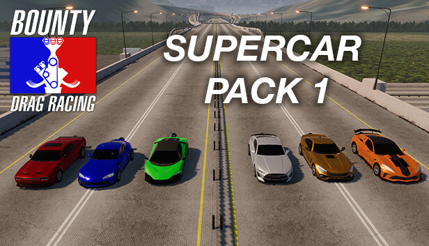 Bounty Drag Racing - Supercar Pack 1