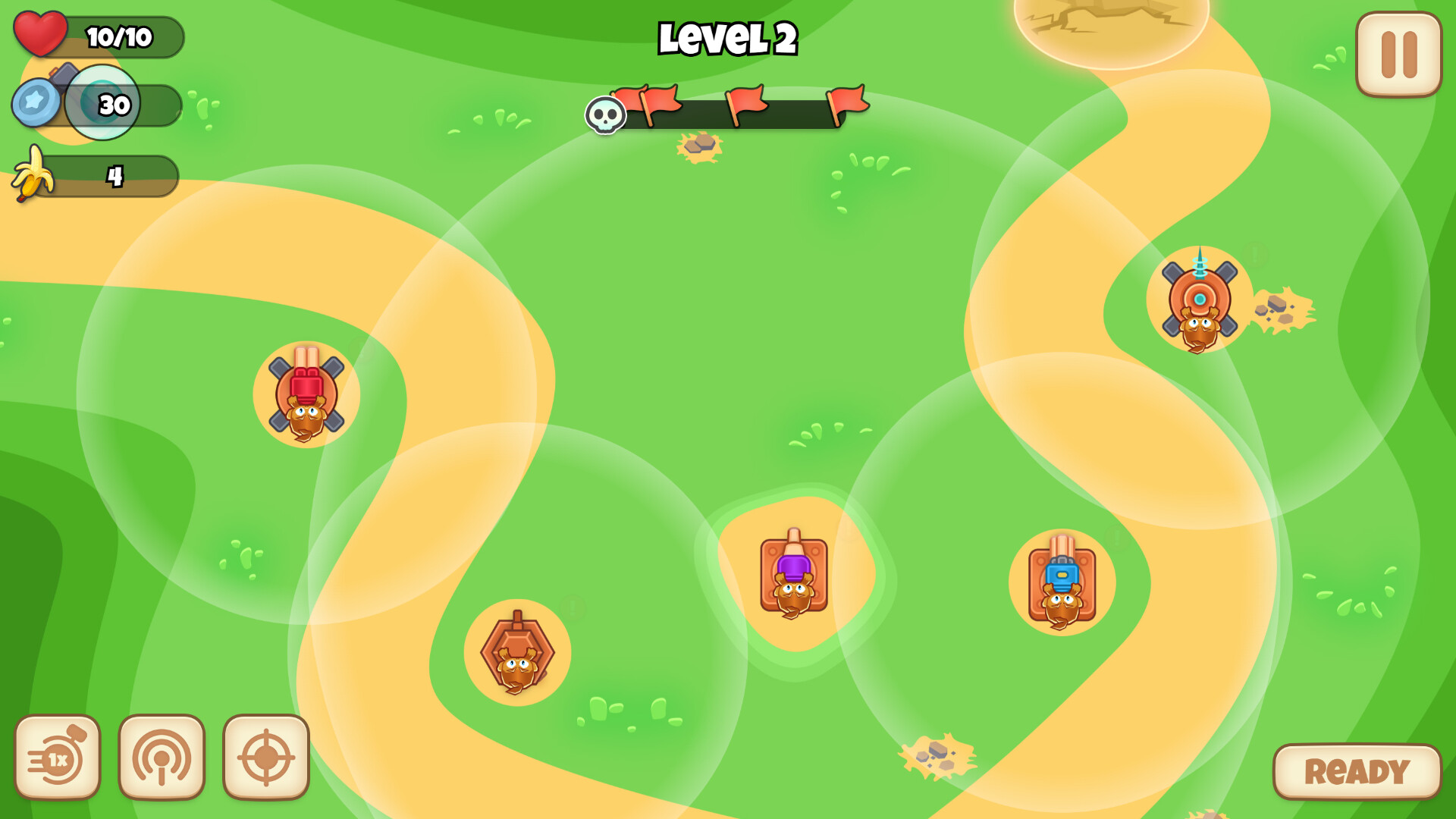 Monkey Bubble Defense screenshot 4