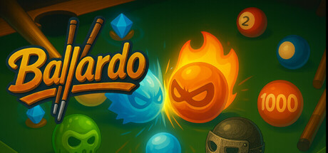 Cover art from Ballardo: Roguelike Billiards