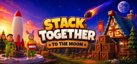 Cover art from Stack Together: To the Moon – Stack, Build & Escape