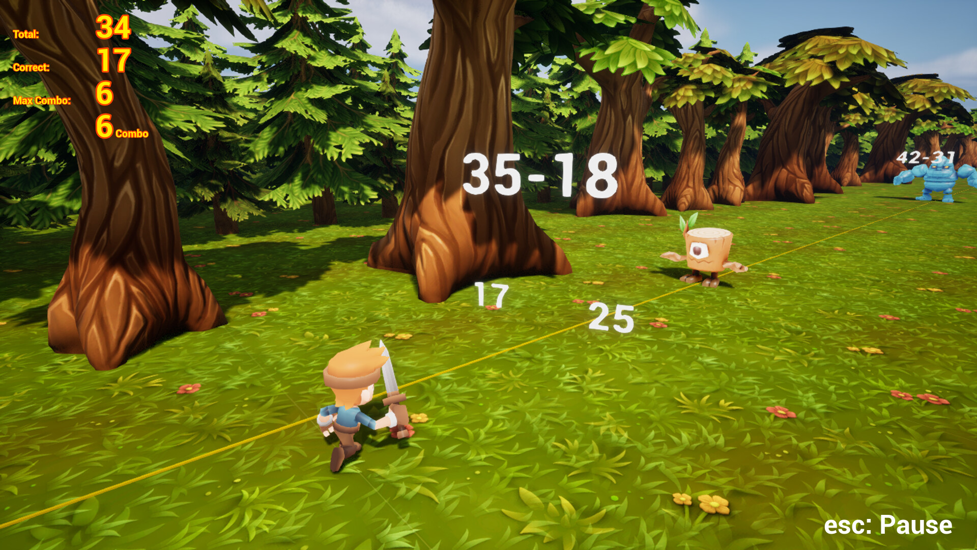 Math Monster Quest screenshot 3