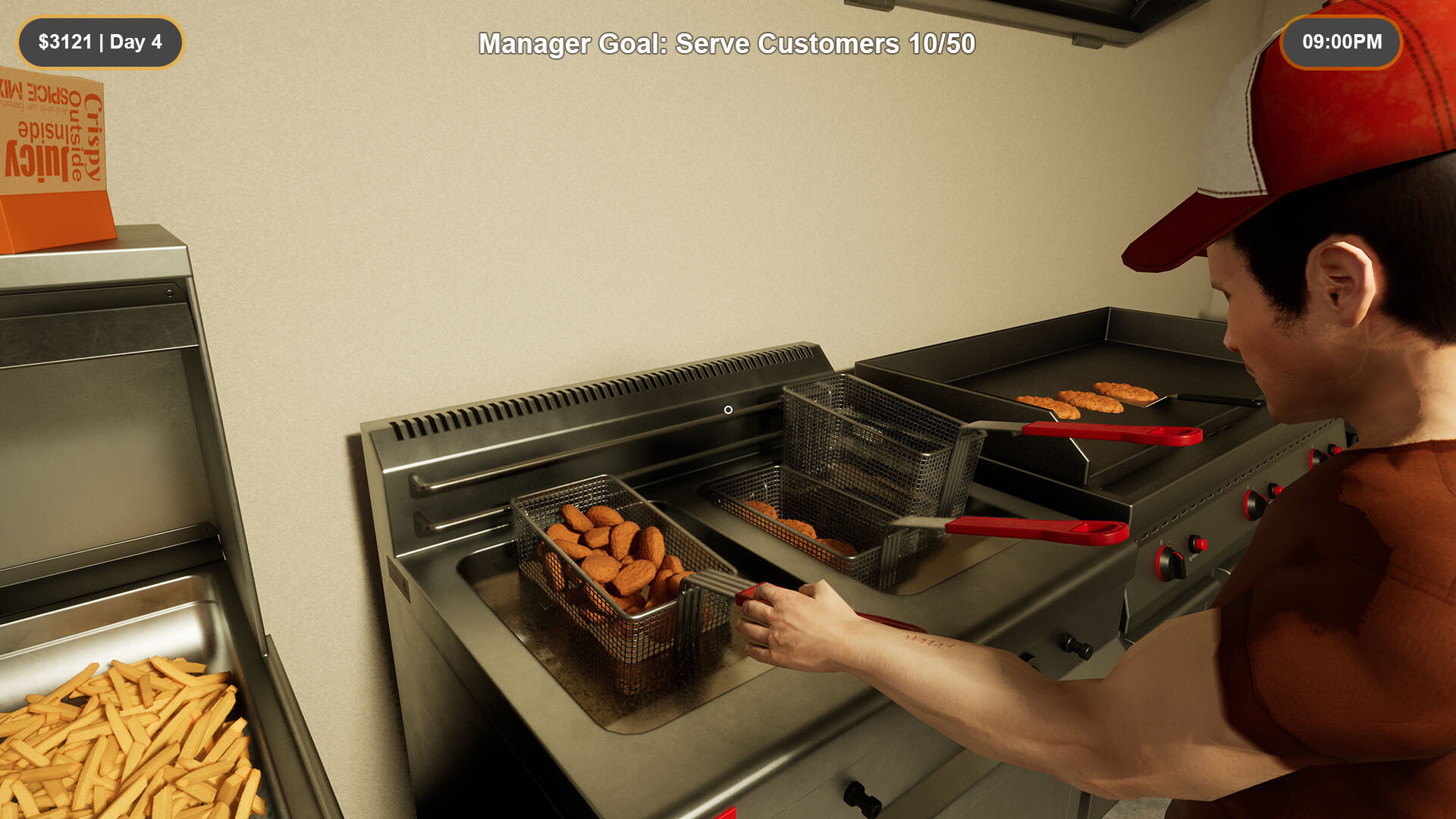 Chicken Shop Simulator - Fast Food Empire screenshot 1