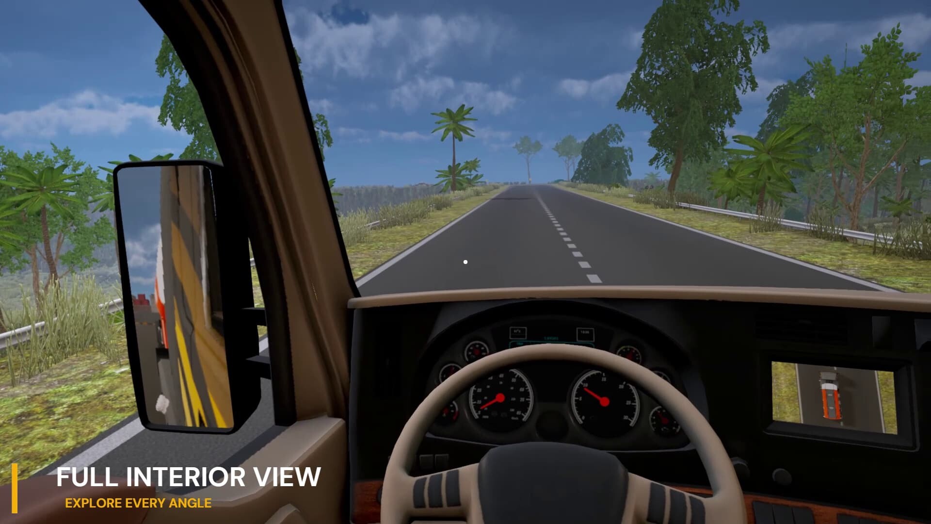 Truck Driving Cargo Simulator trailer
