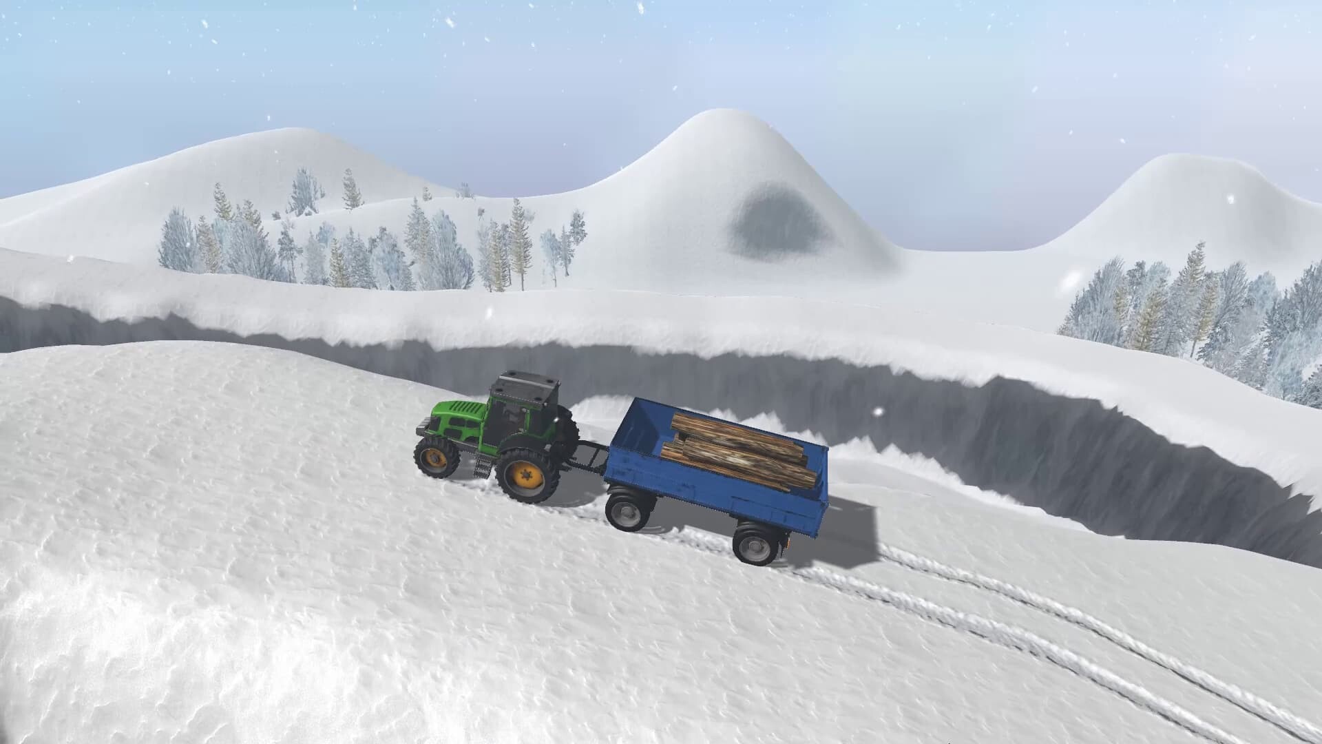 Tractor Driving Simulator trailer