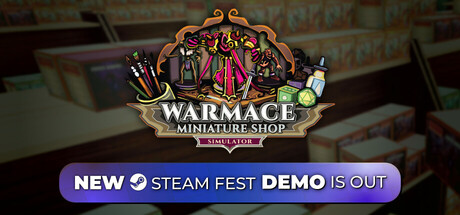Cover art from Warmace: Miniature Shop Simulator