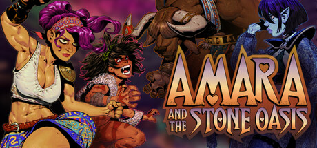 Cover art from Amara and the Stone Oasis