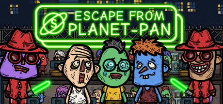 Cover art from Escape from Planet Pan: Scam Center