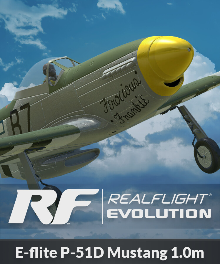 RealFlight Evolution – E-flite P-51D Mustang 1.0m