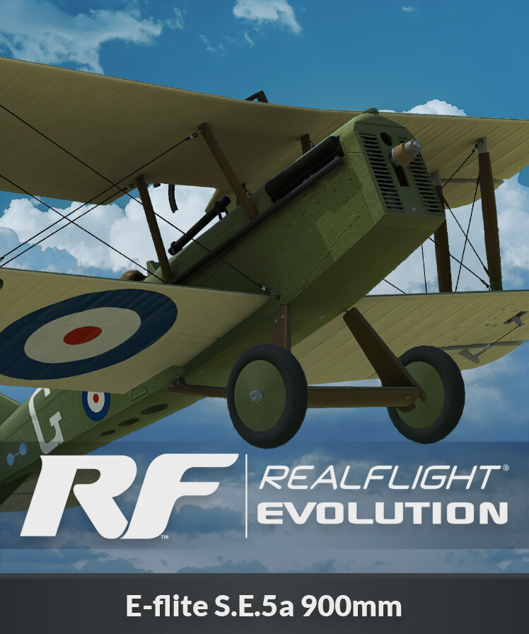 RealFlight Evolution – E-flite S.E.5a 900mm