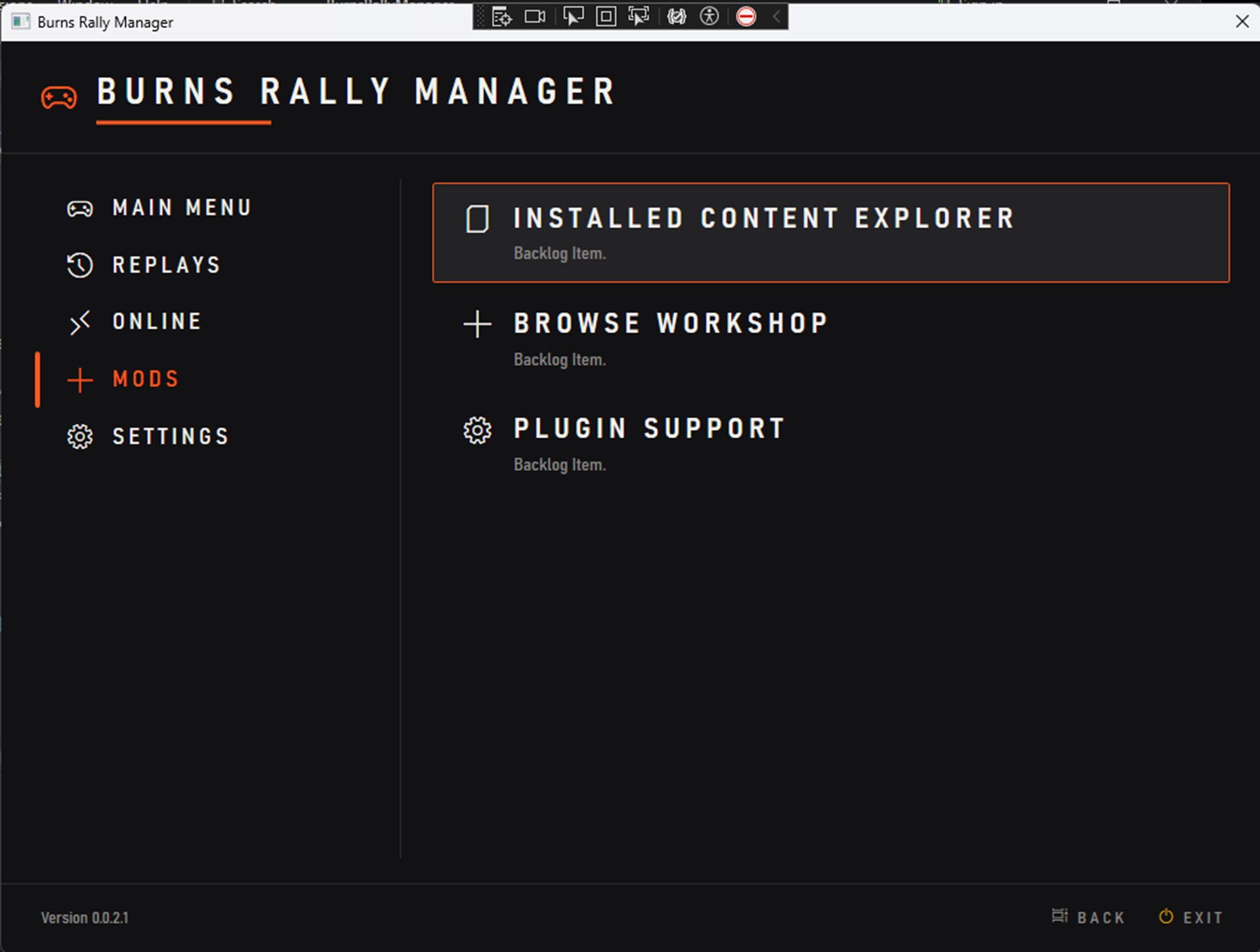Burns Rally Manager screenshot 4