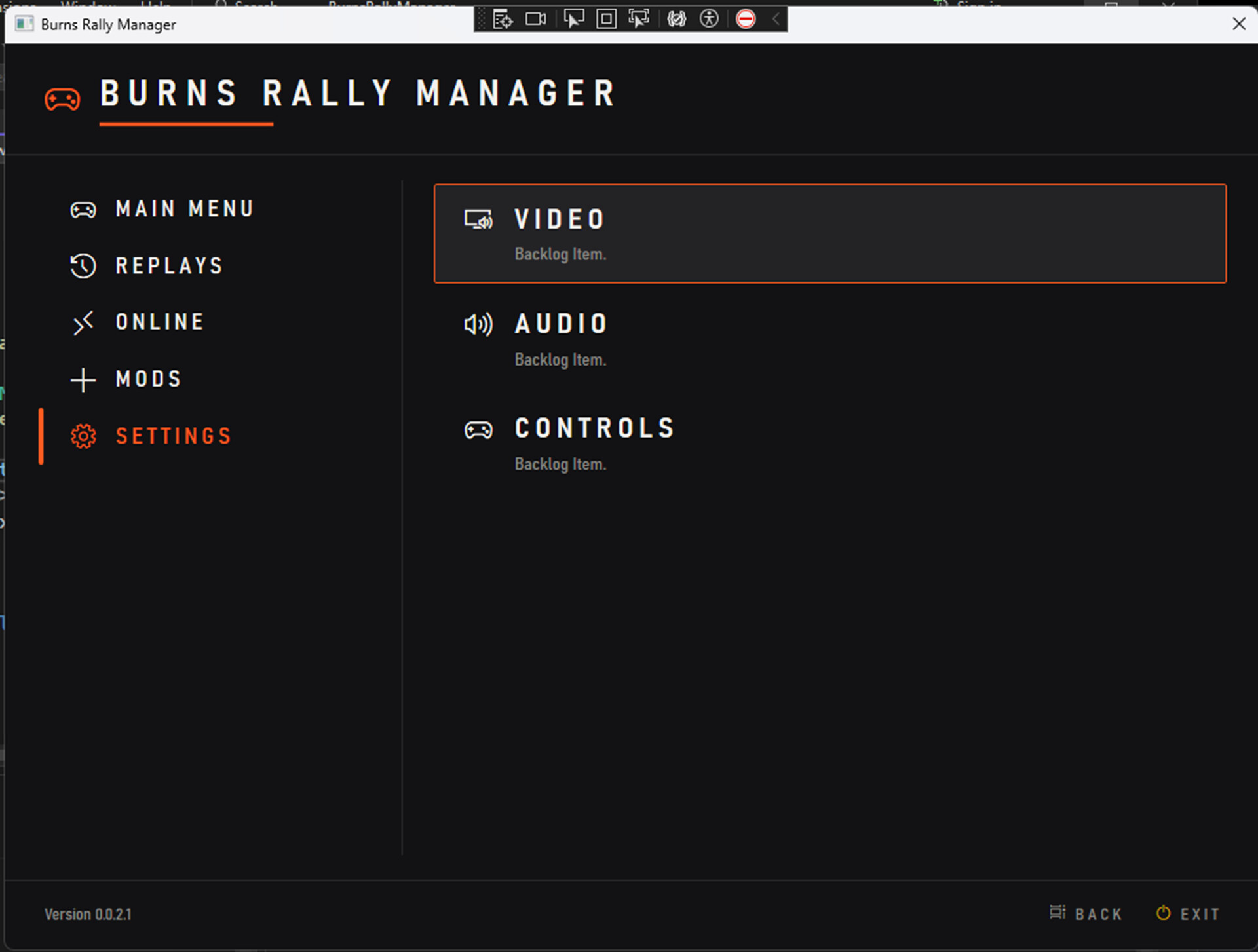Burns Rally Manager screenshot 5
