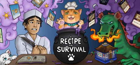 Cover art from A Recipe for Survival - Cat Cooking Roguelike Deckbuilder