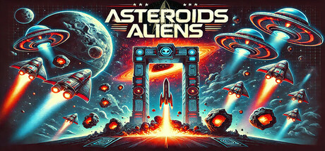 Cover art from Asteroids and Aliens