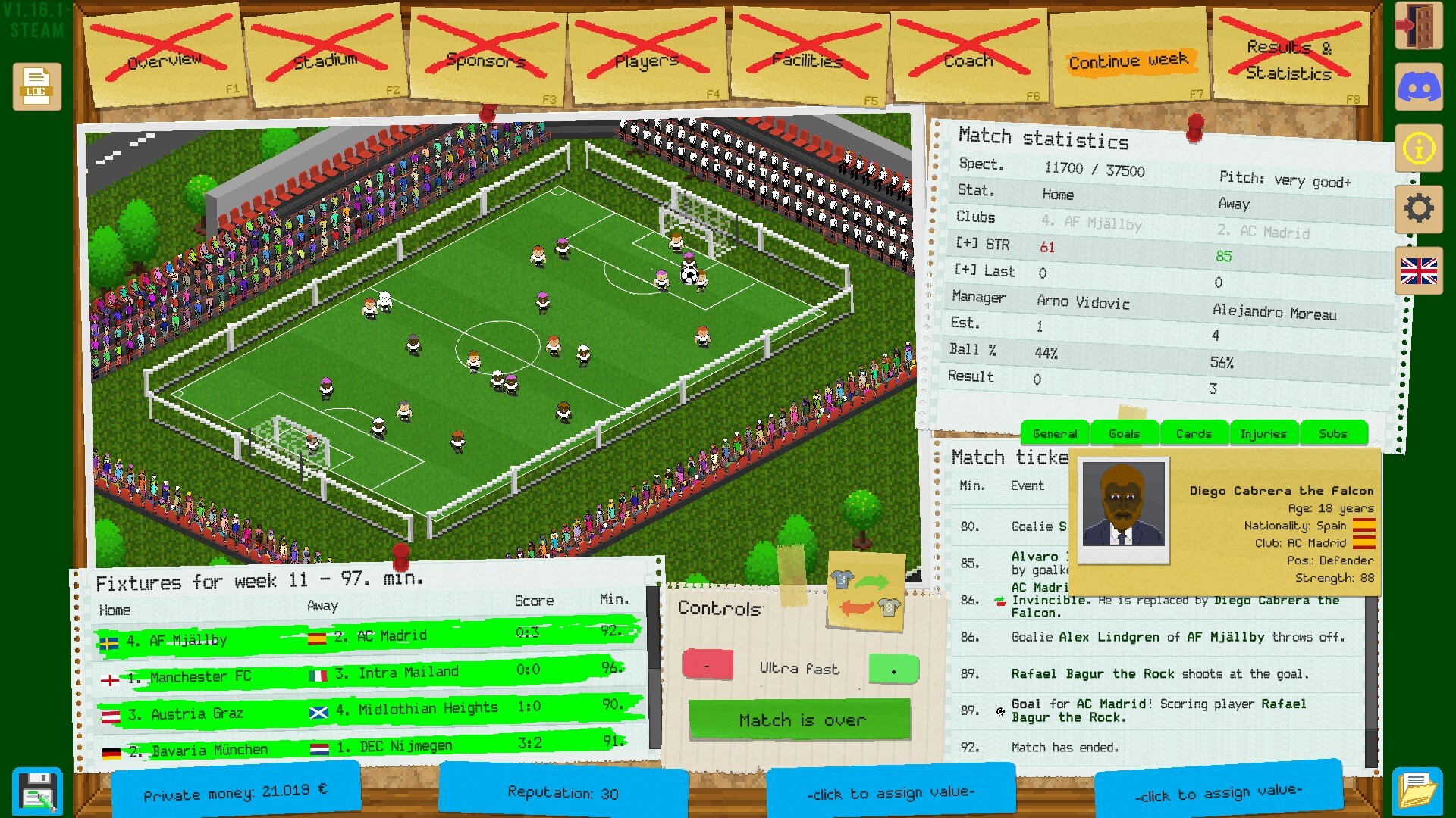 Boeckham's Football Manager screenshot 3